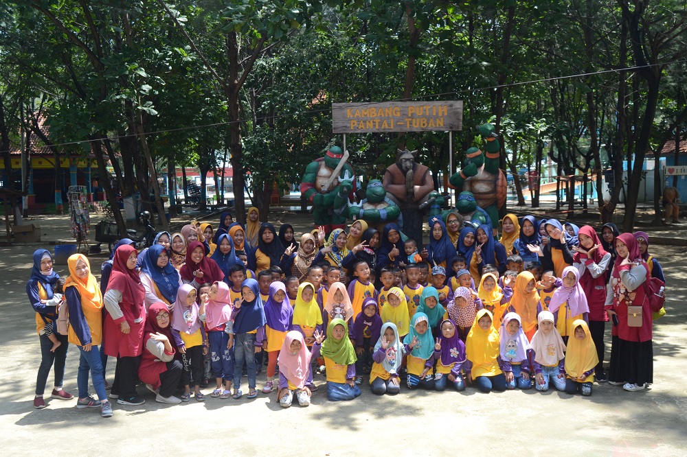 outbound di wisata kambang putih